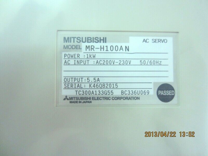 1PC NEW MITSUBISHI MR-H100AN SERVO DRIVER MRH100AN FREE EXPEDITED SHIP DHL / UPS / FedEx