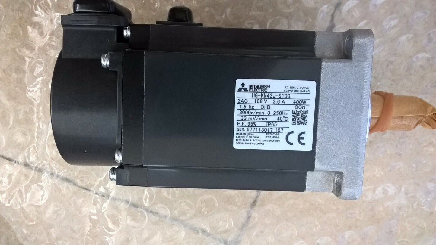 NEW MITSUBISHI AC SERVO MOTOR HG-KN43J-S100 HGKN43JS100 FREE EXPEDITED SHIPPING DHL / UPS / FedEX
