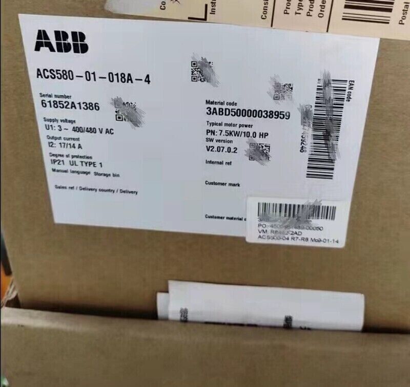 ACS580-01-018A-4 brand new ABB Frequency converters ,ACS58001018A4,fast shipping
