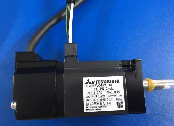 MITSUBISHI AC SERVO MOTOR HC-PQ13-UE NEW ORIGINAL FREE EXPEDITED SHIPPING DHL / UPS / FedEx