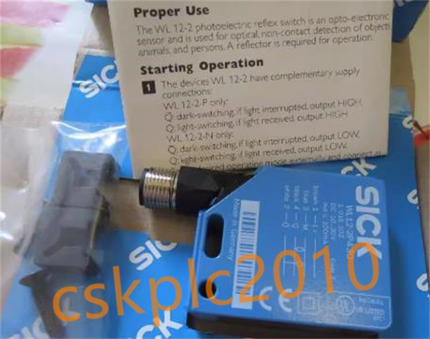 1 PCS NEW IN BOX SICK Photoelectric sensor WL12-2P430 1016102