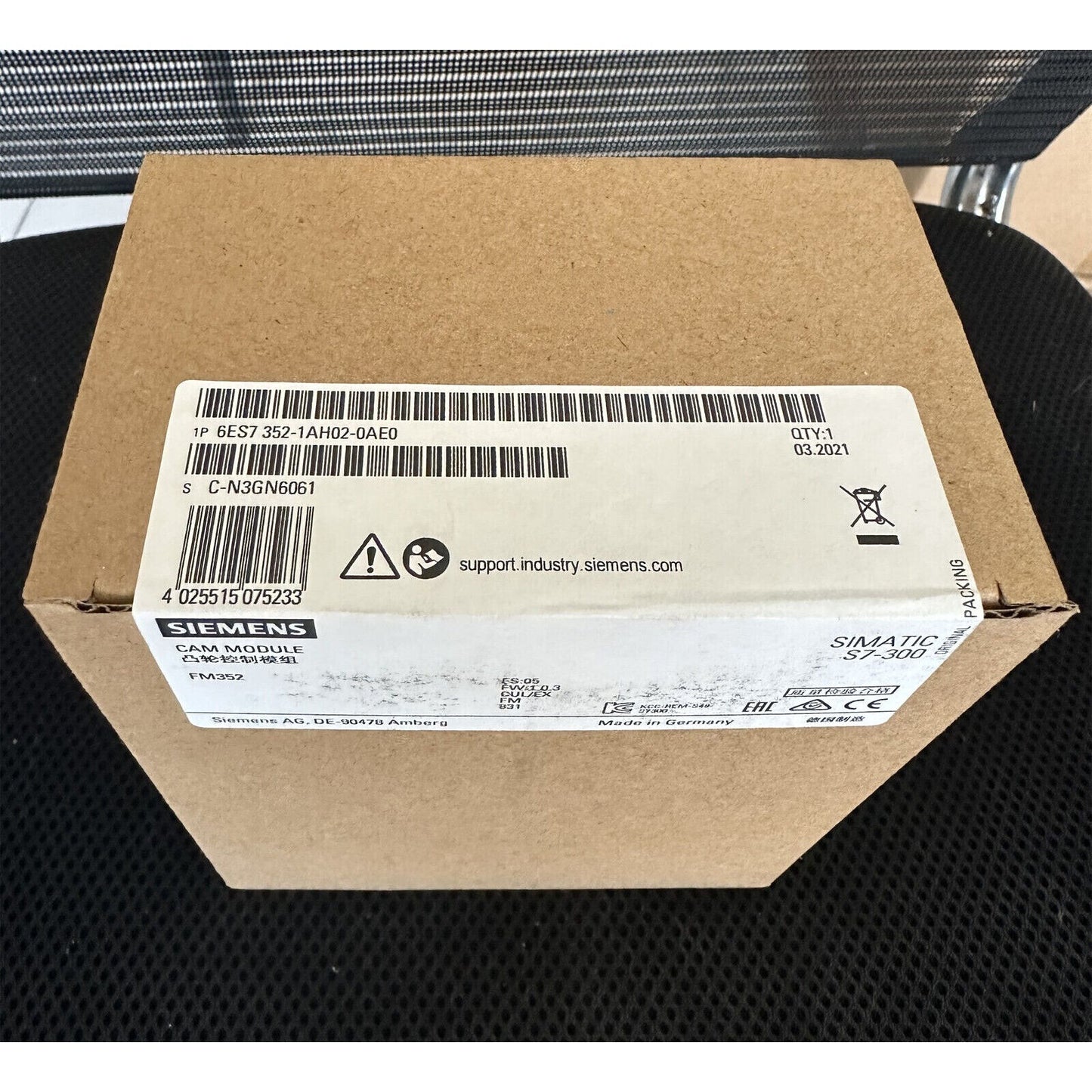 NEW Siemens S7-300 Cam Controller FM 352 6ES7352-1AH02-0AE0 6ES7 352-1AH02-0AE0