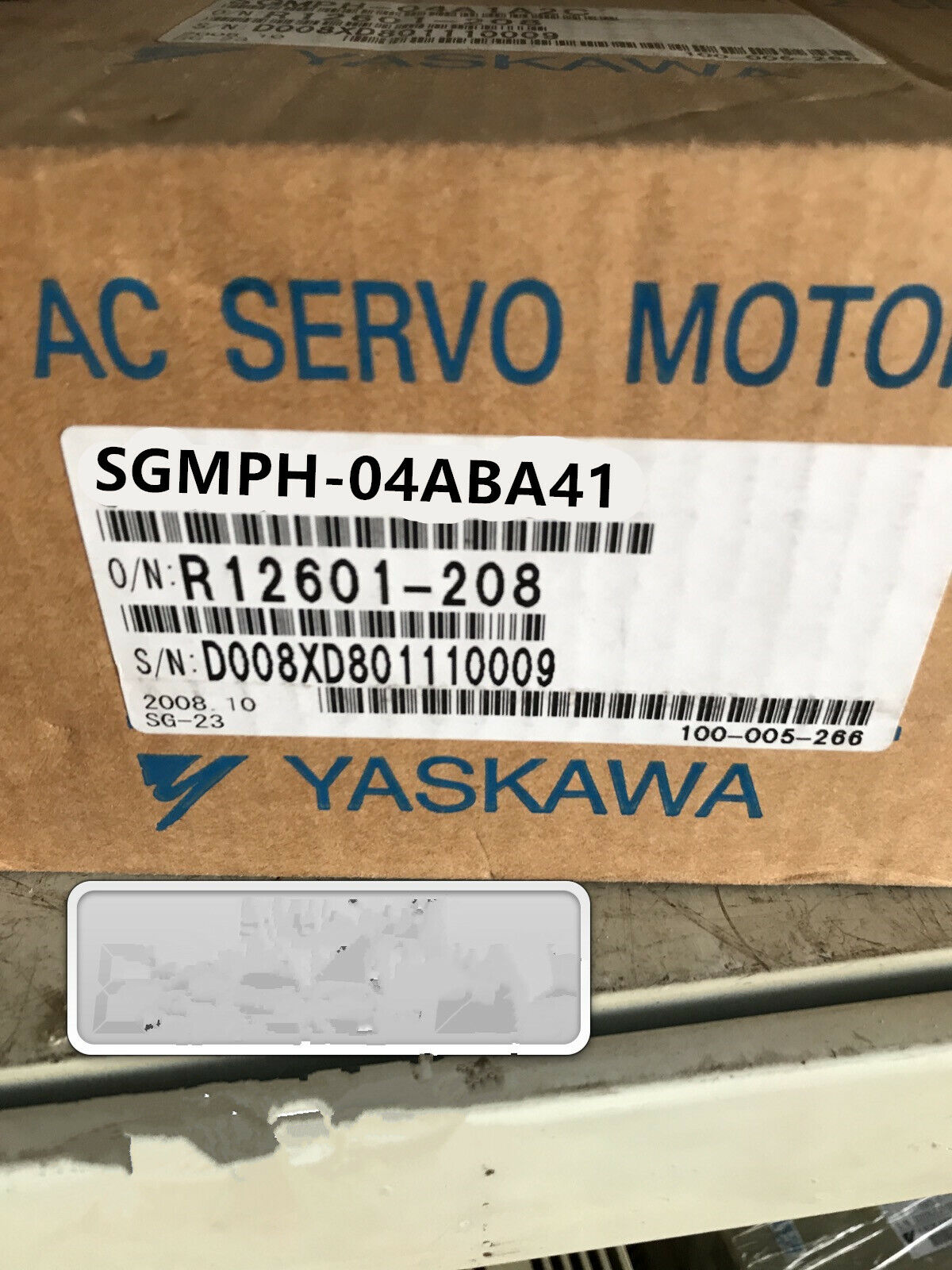 YASKAWA AC SERVO MOTOR SGMPH-04ABA41 SGMPH-04ABA41 NEW FREE EXPEDITED SHIPPING DHL / UPS / FedEx