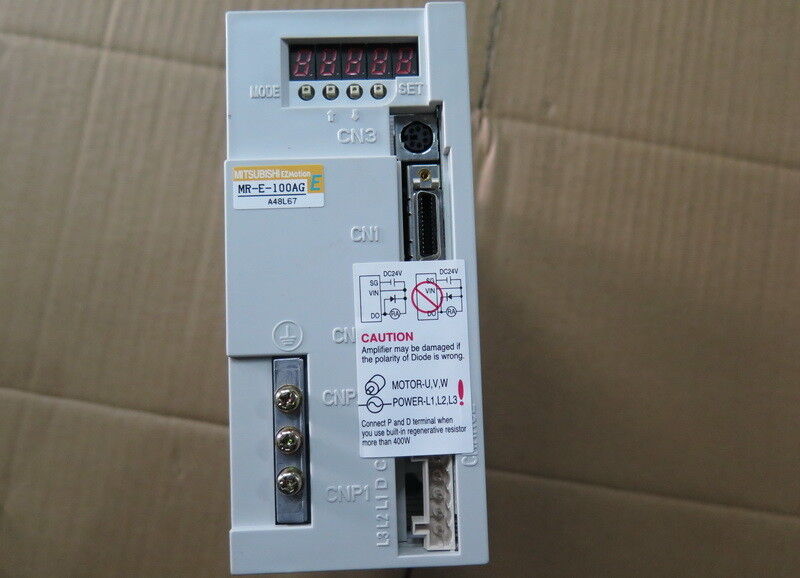 NEW MITSUBISHI AC SERVO DRIVER MR-E-100AG FREE EXPEDITED SHIPPING DHL / UPS / FedEX
