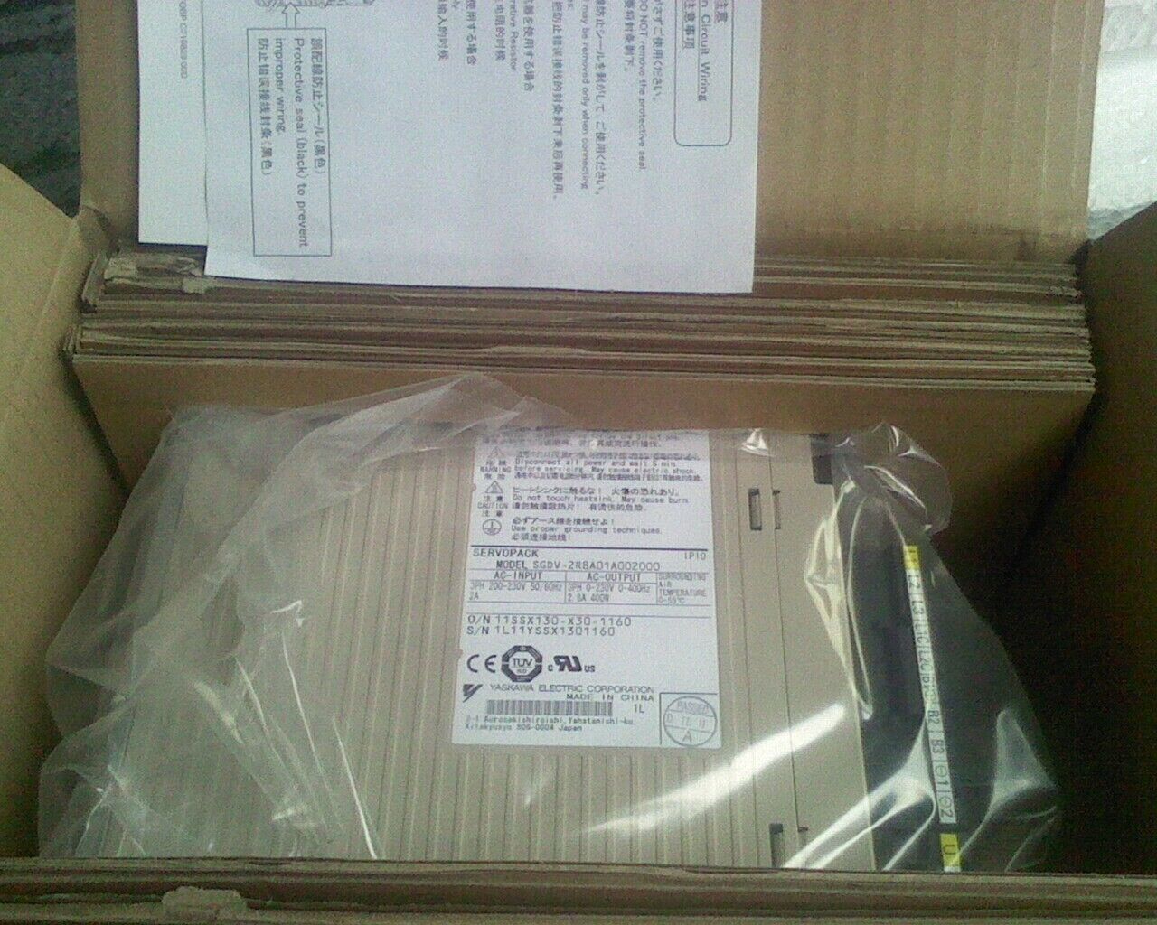 1PC NEW ORIGINAL YASKAWA AC SERVO DRIVER SGDS-08A05A FREE EXPEDITED SHIPPING DHL / UPS / FedEx