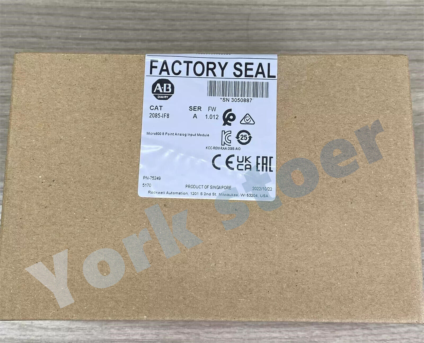Brand New 2085-IF8 Micro800 8 Point Analog Input Module 2085-IF8 Factory Sealed DHL / UPS / FedEx