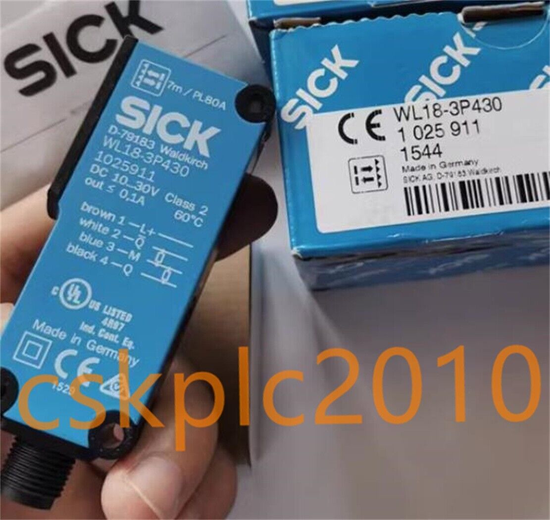 1 PCS NEW IN BOX SICK Mirror reflective photoelectric switch WL18-3P430 1025911