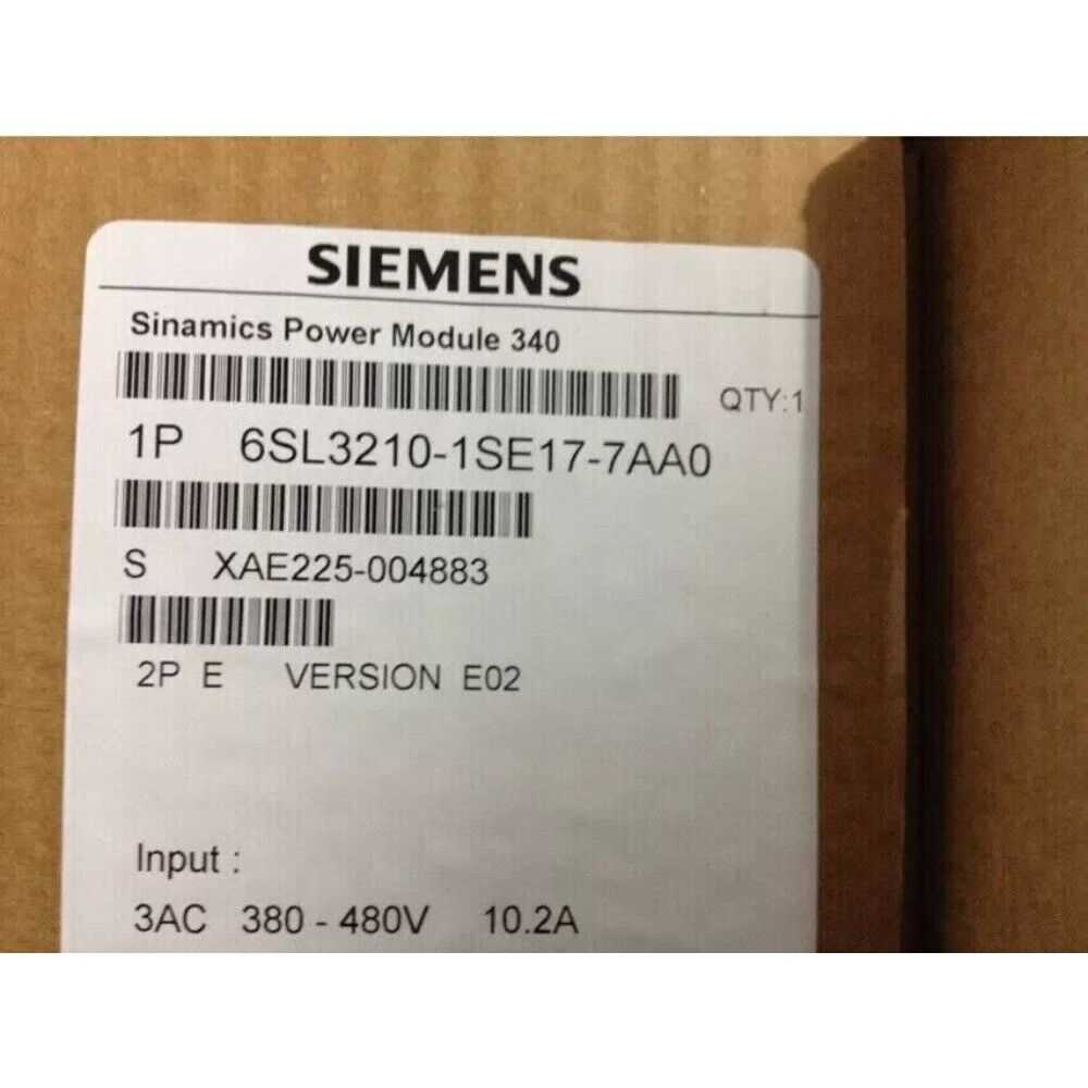 New Siemens S120 converter Power Module 6SL3210-1SE17-7AA0 6SL3 210-1SE17-7AA0