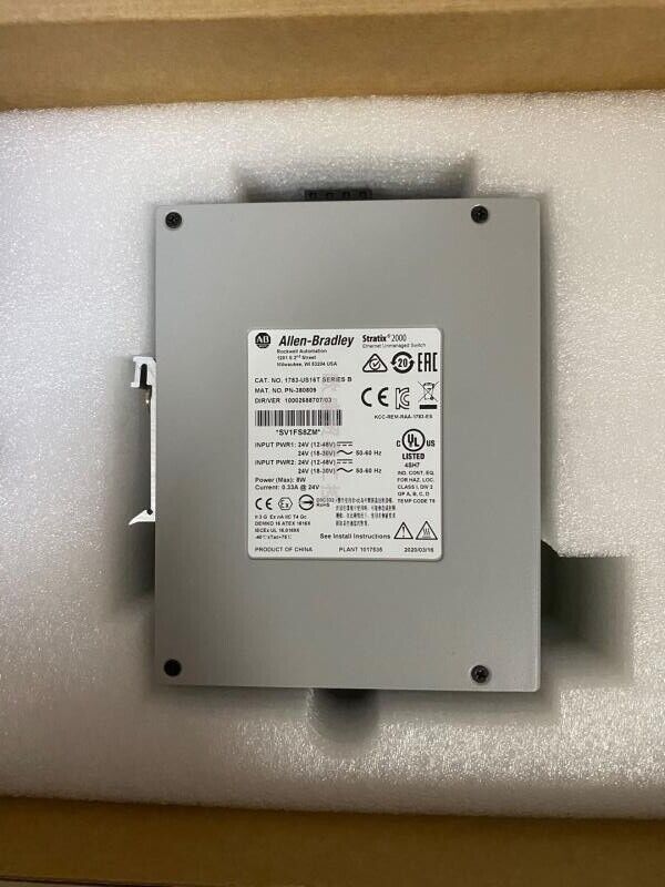 1PC New AB 1783-US16T Stratix 2000 Ethernet Switch 1783-US16T Expedited Shipping DHL / UPS / FedEx