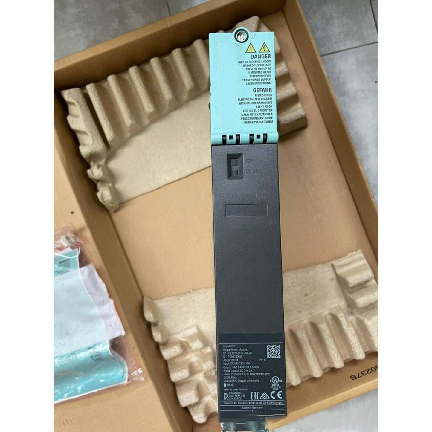 New SIEMENS 6SL3120-1TE21-0AD0 6SL31201TE230AC0 (12 Months Warranty) U