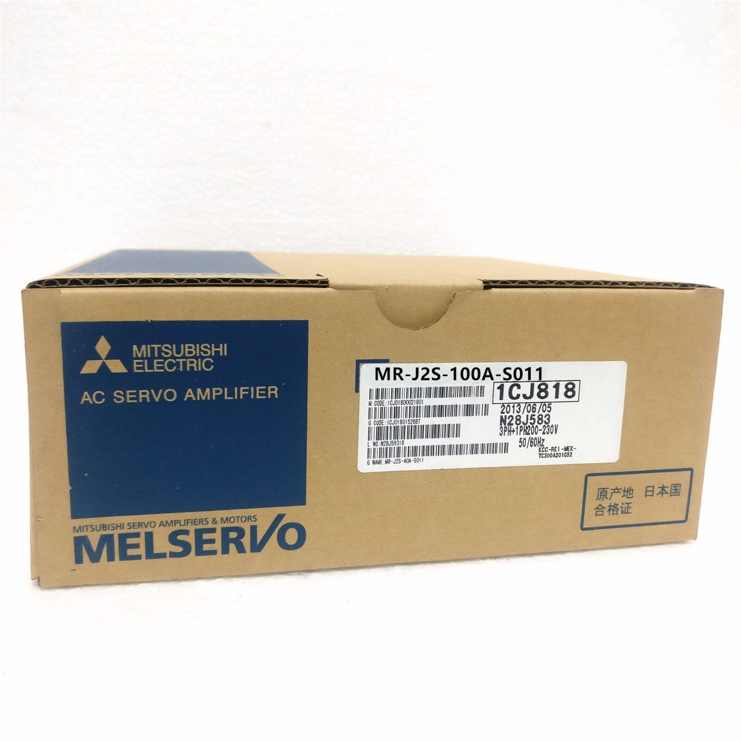 1PC MITSUBISHI AC SERVO DRIVER MR-J2S-100A-S011 NEW FREE EXPEDITED SHIPPING DHL / UPS / FedEx