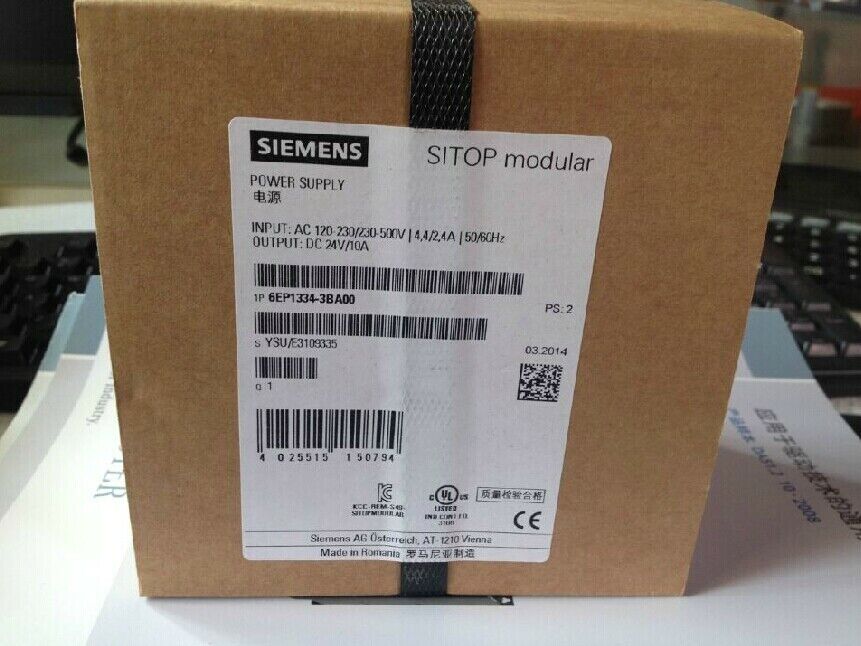 SIEMENS POWER SUPPLY 6EP1334-3BA00 6EP13343BA00 NEW FREE EXPEDITED SHIPPING DHL / UPS / FedEx