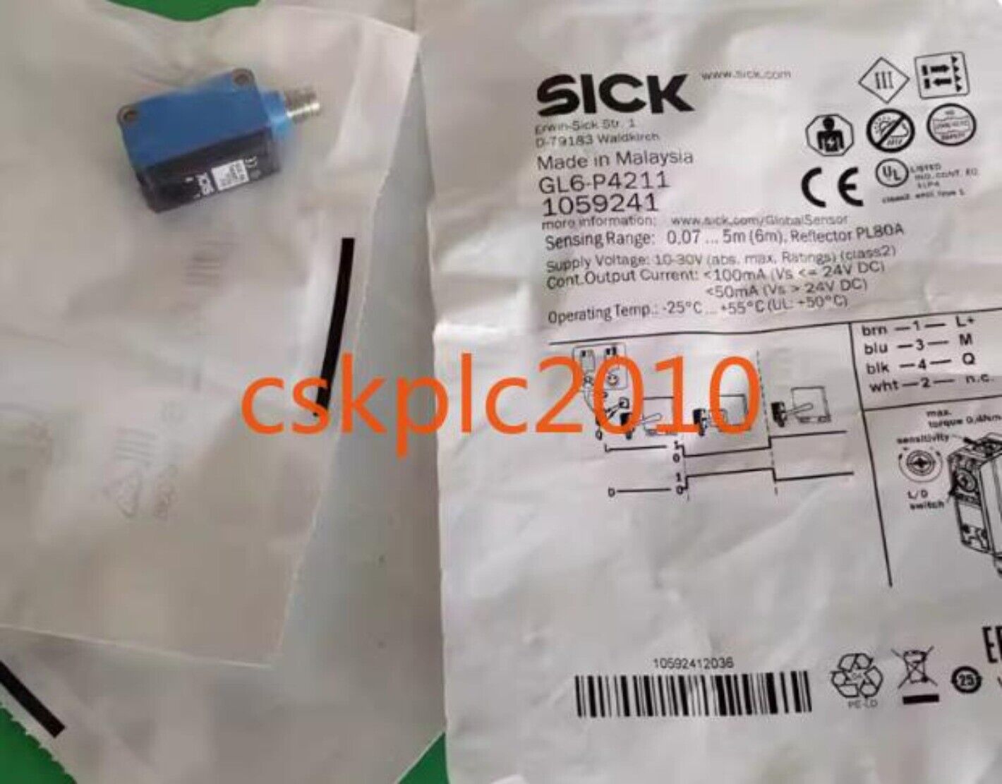 1PCS New original SICK photoelectric sensor GL6-P4211 1059241 in stock