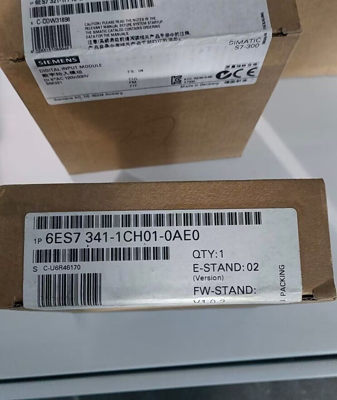 NEW IN BOX SIEMENS 6ES7 341-1CH01-0AE0 PLC 6ES73411CH010AE0 EXPEDITED SHIPPING DHL / UPS / FedEx