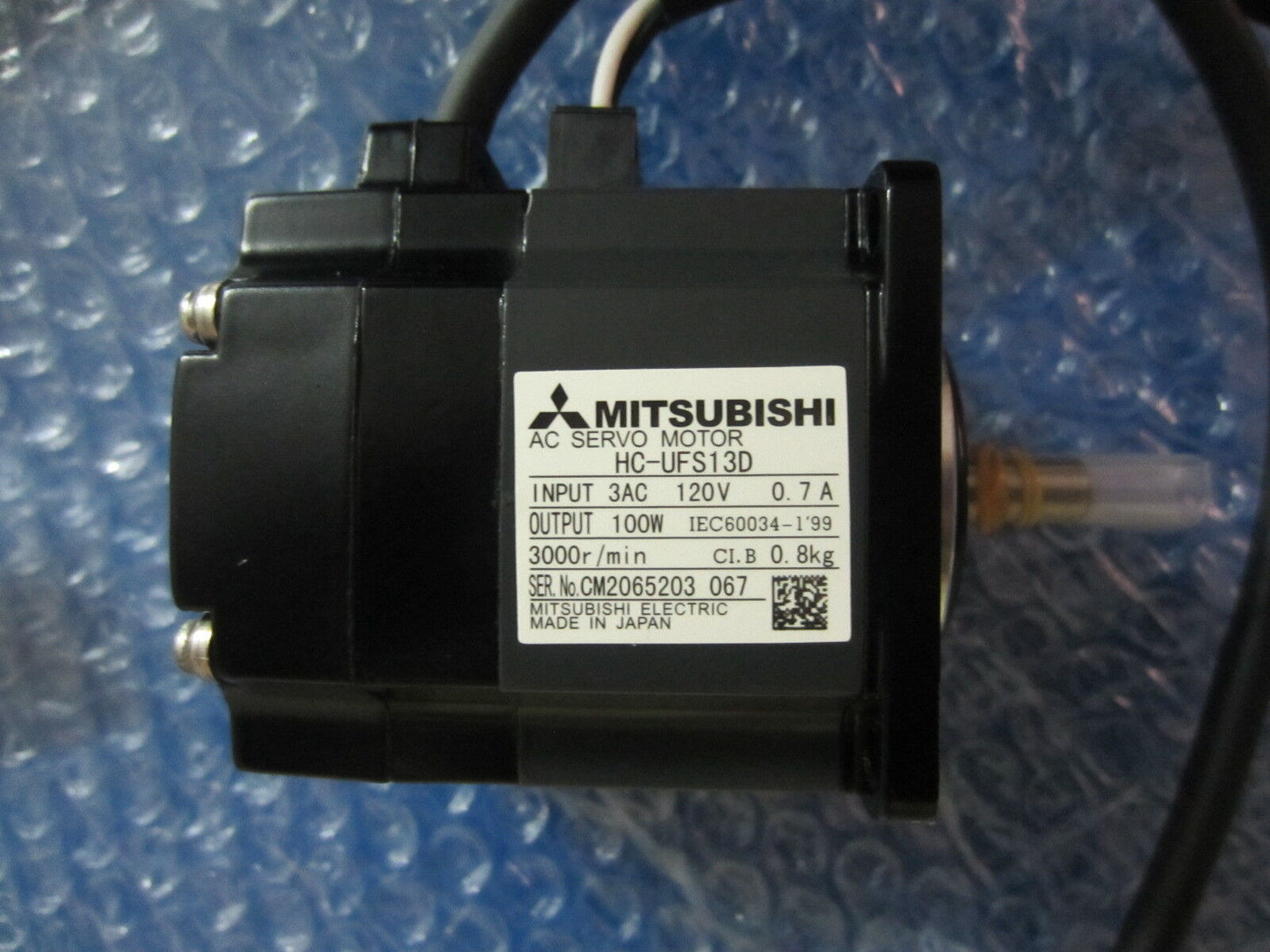 1PC MITSUBISHI AC SERVO MOTOR HC-UFS13D NEW ORIGINAL FREE EXPEDITED SHIPPING DHL / UPS / FedEX