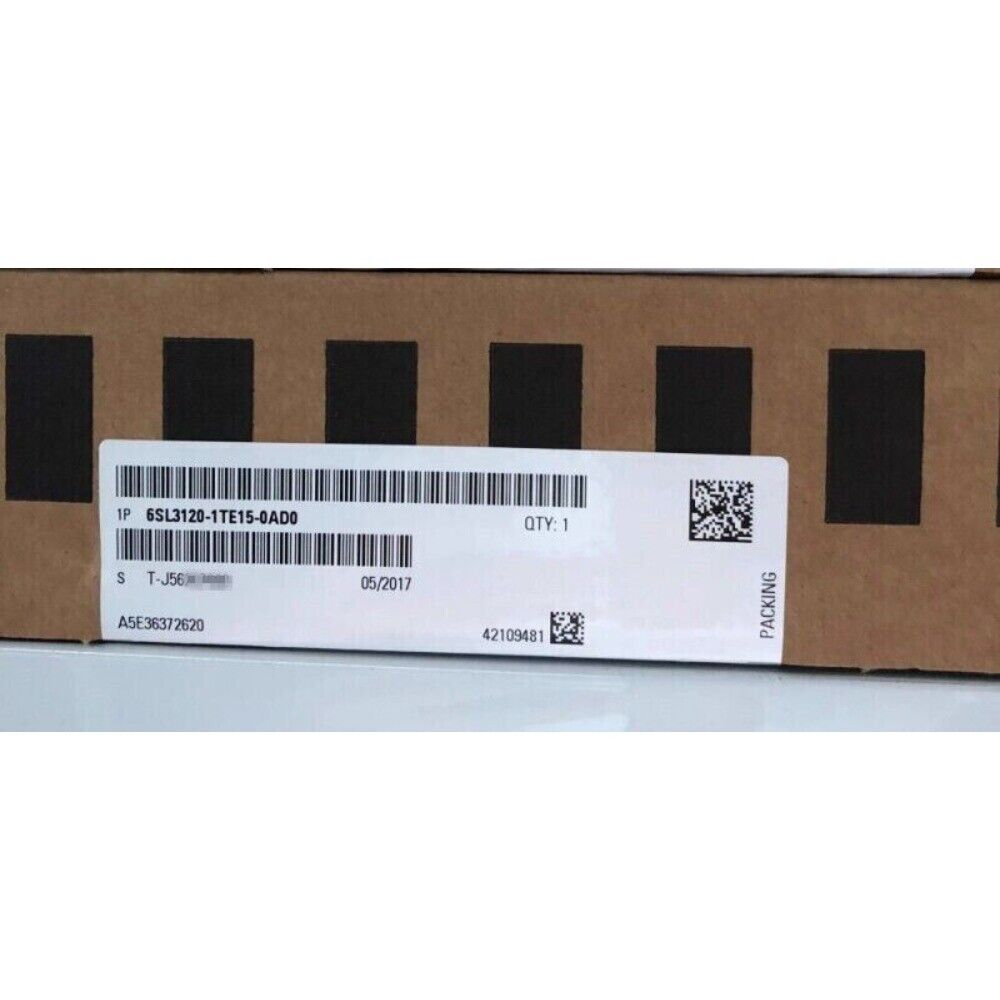 New Siemens S120 SINGLE MOTOR MODULE 6SL3 120-1TE15-0AD0 6SL3120-1TE15-0AD0