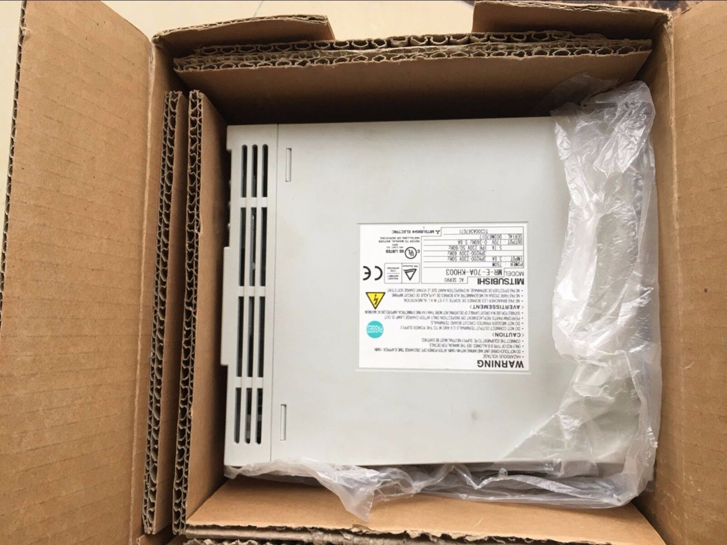 NEW ORIGINAL MITSUBISHI AC SERVO DRIVER MR-E-70A-KH003 FREE EXPEDITED SHIPPING DHL / UPS / FedEx