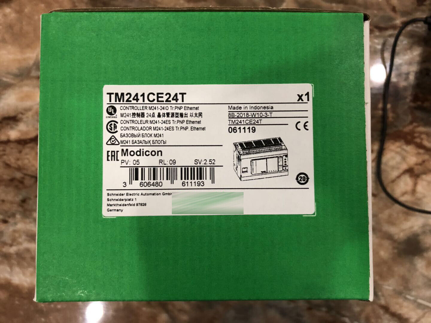 Schneider TM241CE24T Programmable Controller 1PC New In Box Expedited Shipping DHL / UPS / FedEX