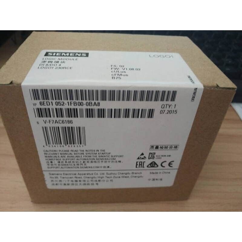 NEW SIEMENS 6ED1 052-2FB00-0BA6 PLC MODULE 6ED10522FB000BA6 EXPEDITED SHIP DHL / UPS / FedEx