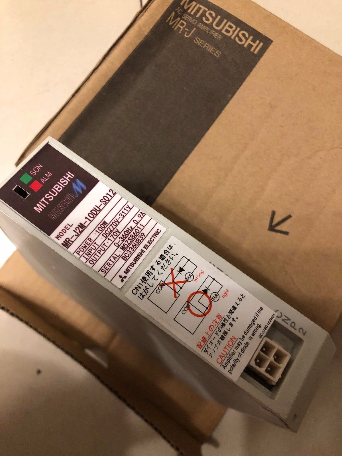 MITSUBISHI AC SERVO DRIVER MR-J2M-10DU-S012 NEW ORIGINAL FREE EXPEDITED SHIPPING DHL / UPS / FedEx