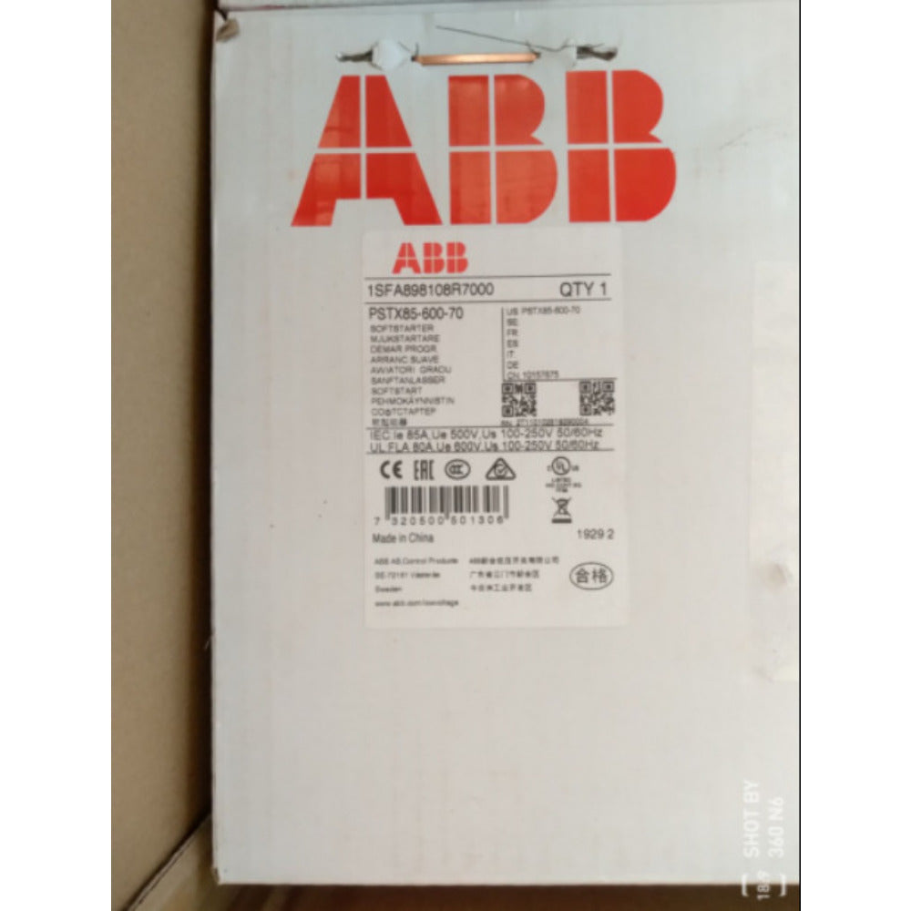 PSTX85-600-70 ABB 1SFA898108R7000 Soft Starter Brand New in Box!Spot Goods Zy