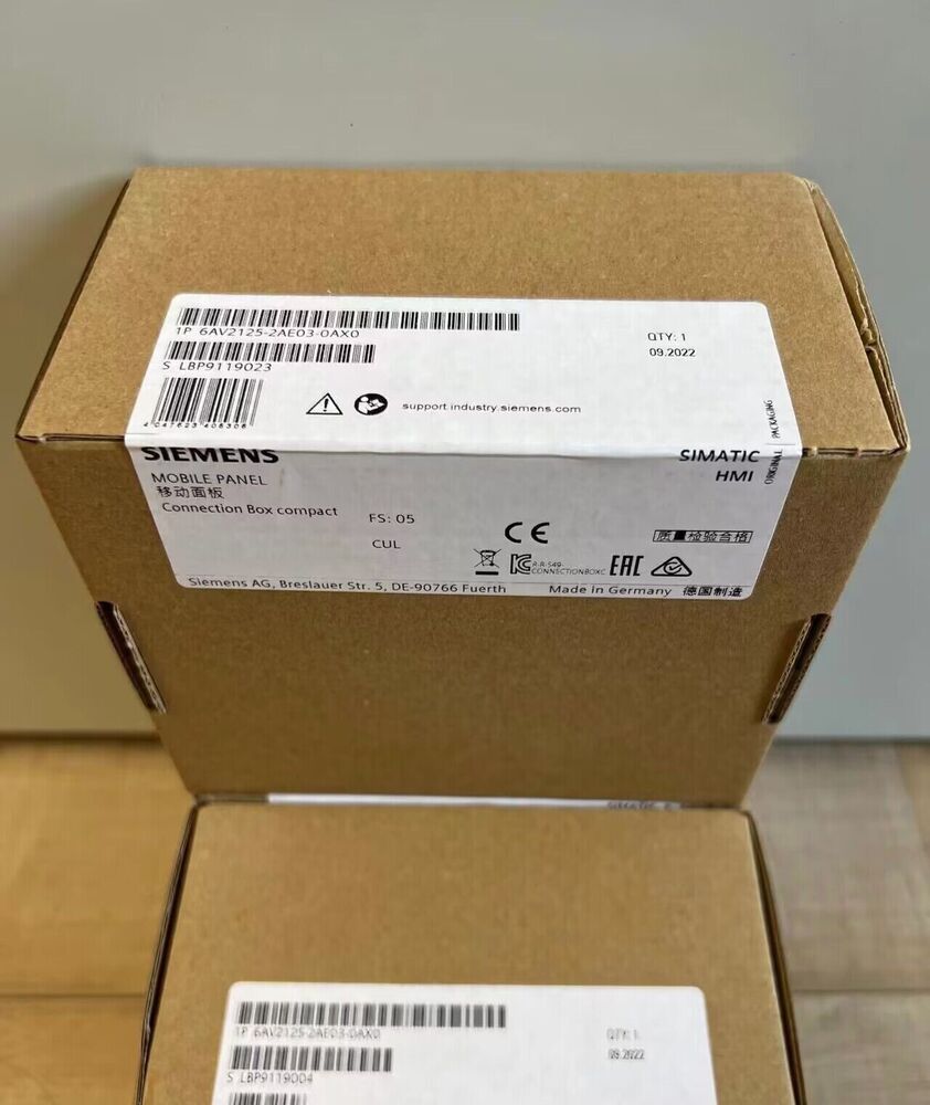 New Siemens 6AV2125-2AE03-0AX0 6AV21252AE030AX0 SIMATIC HMI connection box