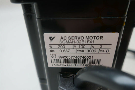 1PC New Yaskawa SGMAH-02B1F41 Servo Motor Expedited Shipping SGMAH02B1F41