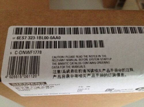 One Siemens 6ES7 323-1BL00-0AA0 6ES7323-1BL00-0AA0 New In Box Expedited DHL / UPS / FedEx