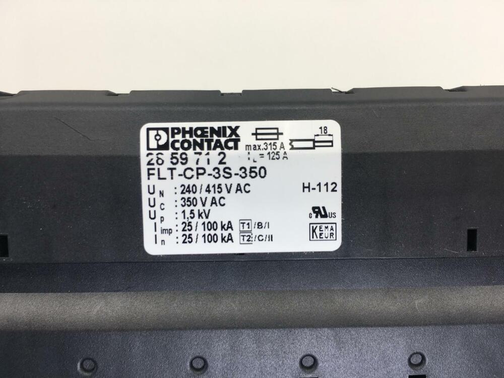 Phoenix Contact Ableiterkombination Type 1+2 FLT-CP-3S-350 2859712 Arrester