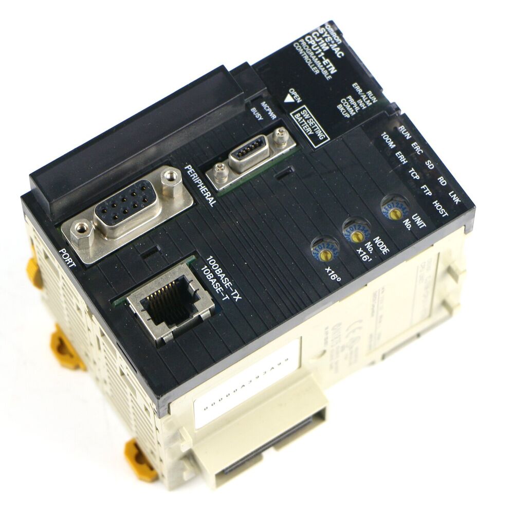 USED OMRON PLC programmable controller CPU module CJ1M-CPU11-ETN DHL / UPS / FedEx