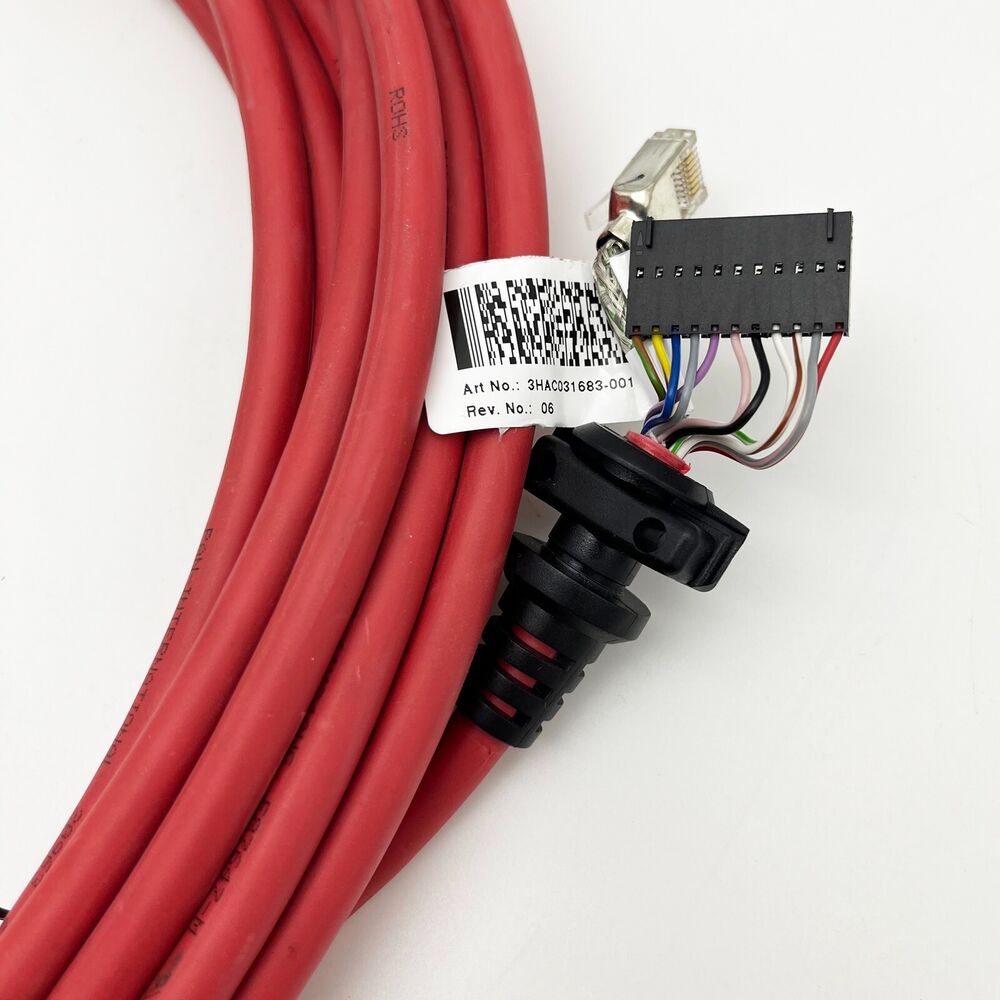 NEW ABB 3HAC031683-001 DSQC679 Robot Teach Pendant Cable Wires