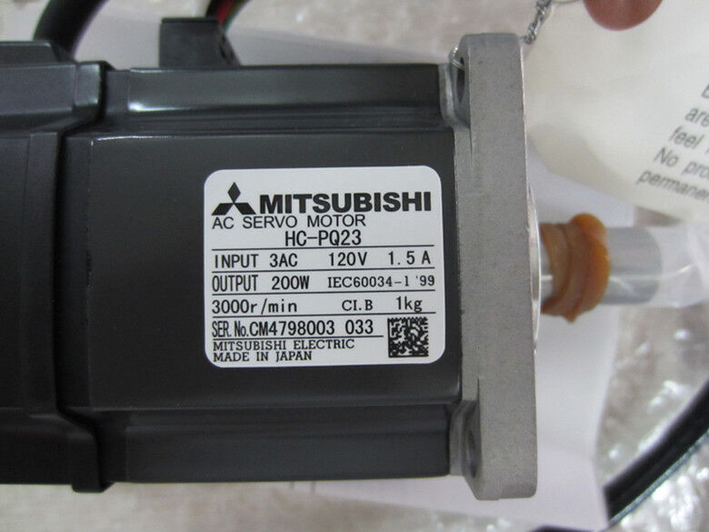 MITSUBISHI AC SERVO MOTOR HC-PQ23 HCPQ23 NEW ORIGINAL FREE EXPEDITED SHIPPING DHL / UPS / FedEX