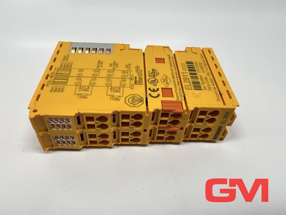 Beckhoff 4-channel digital input EL2911 + 1 channel digital output EL2911 0000