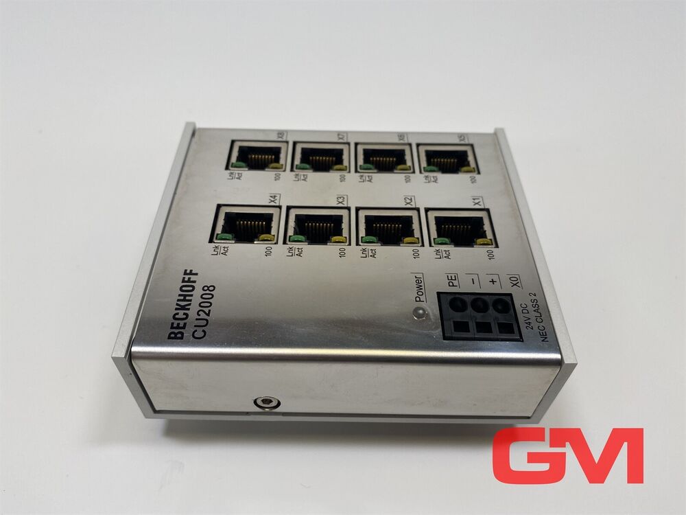 Beckhoff Ethernet Switch CU2008-0000 8 Ports Module Unit CU2008 Verteilermodul