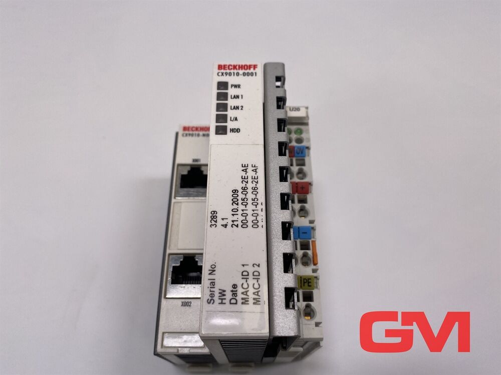 Beckhoff Control Unit CX9010-0001 Grundmodul Set CX9000-N000 Hw 4.1 Unit Module