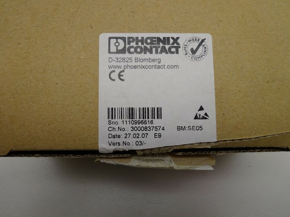 Phoenix Contact 2861959 Inline Eingabeklemme Ib IL 24 DI16-2MBD-PAC Terminal