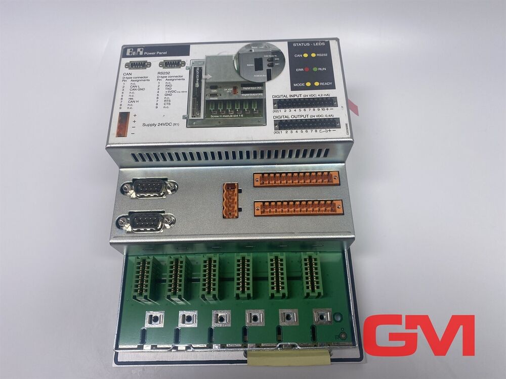 B&R Operator Panel 4P0420.00-490 Power Panel Revision K0 PP21 Module Unit