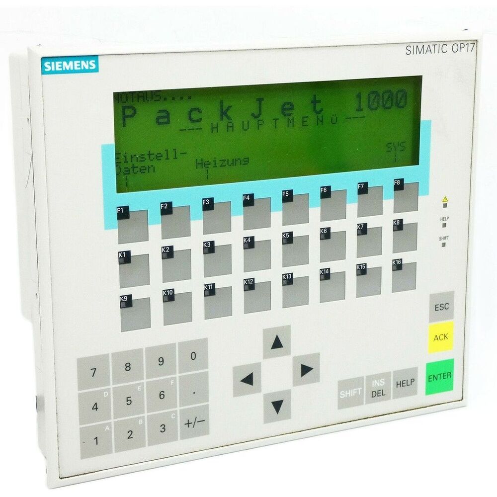 New SIEMENS 6AV3617-1JC20-0AX1 SIMATIC HMI 6AV3 617-1JC20-0AX1 OP17 TOUCH PANEL