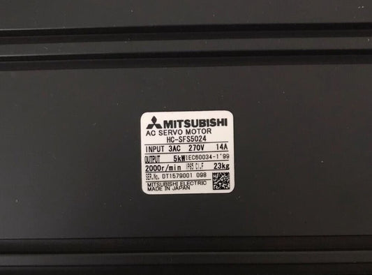 NEW MITSUBISHI HC-SFS5024 Servo Motor  UPS / DHL / Fedex