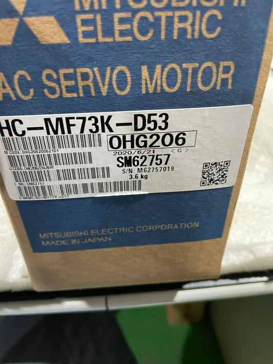 Mitsubishi Electric Servo Motor HC-MF73K-D53 in stock Fast shipping UPS / DHL / Fedex