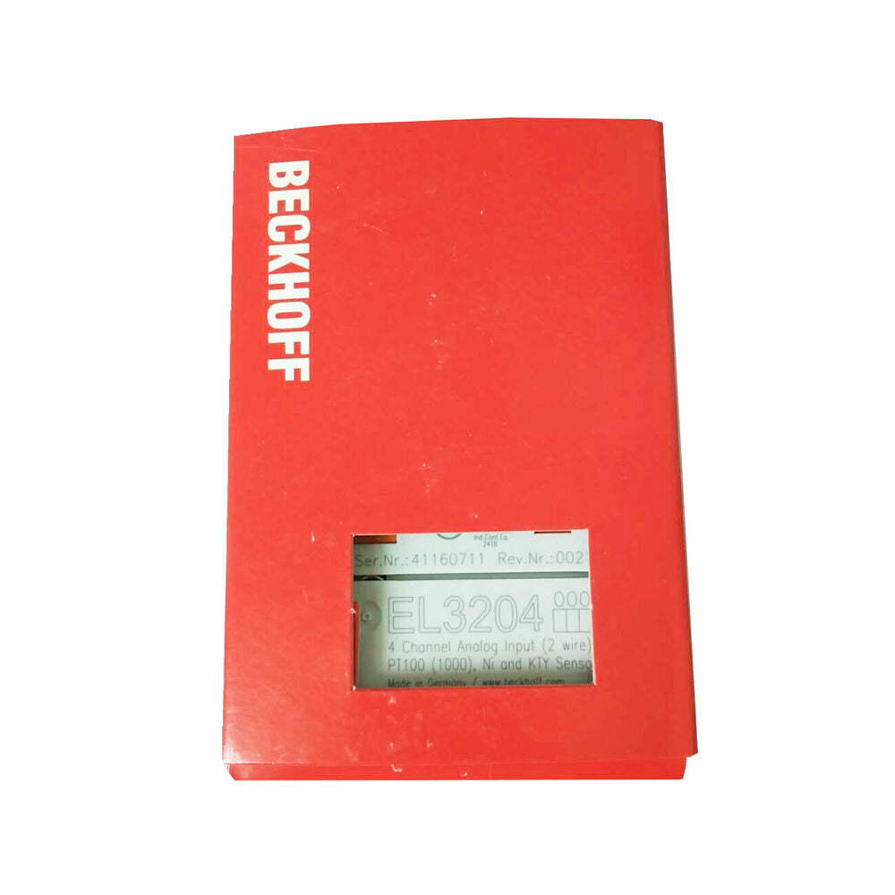 New In Box BECKHOFF EL3204 Analog Input Terminal Module DHL / UPS / FedEx