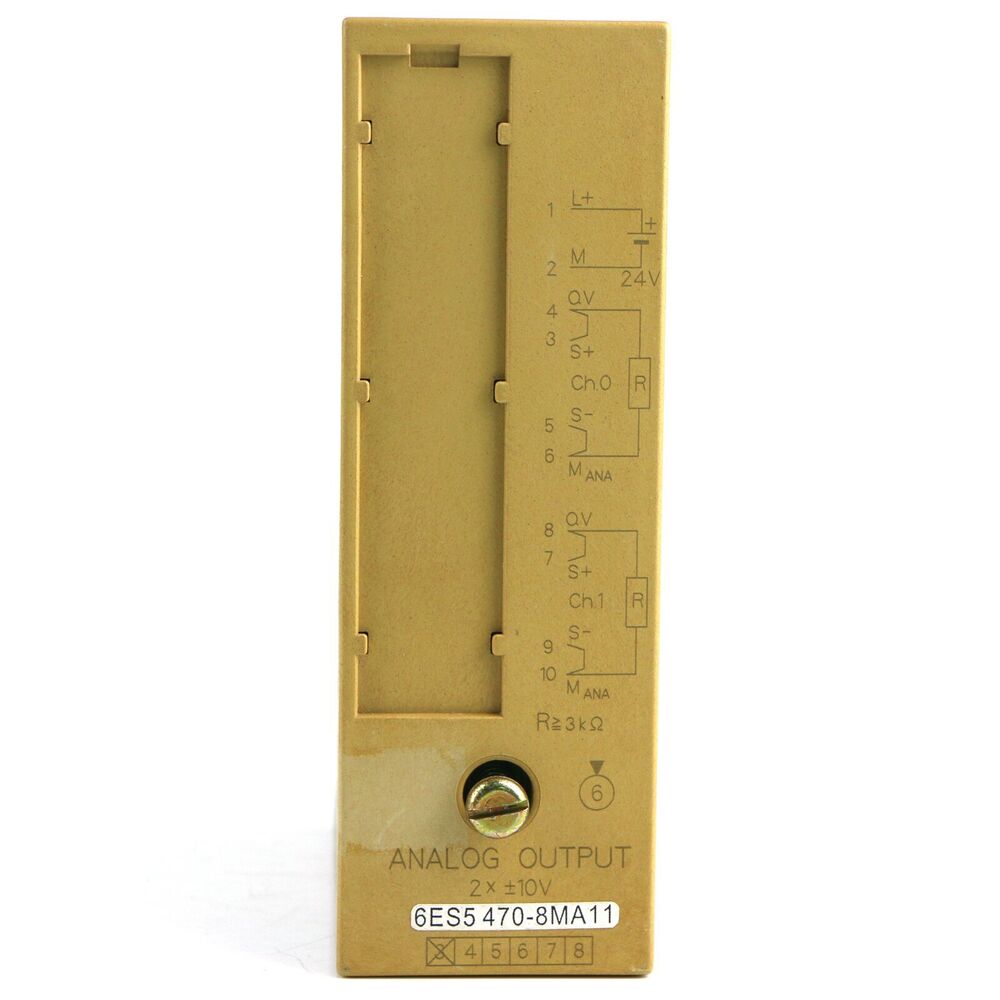 USED SIEMENS 6ES5 470-8MA11 OUTPUT MODULE 6ES54708MA11 DHL / UPS / FedEx
