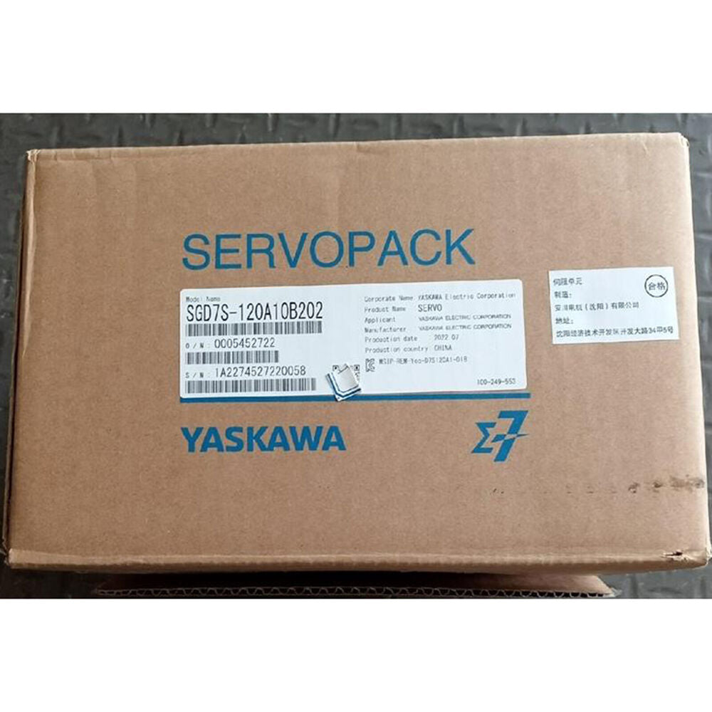 1PC New Yaskawa SGD7S-120A10B202 Servo Driver Expedited Shipping