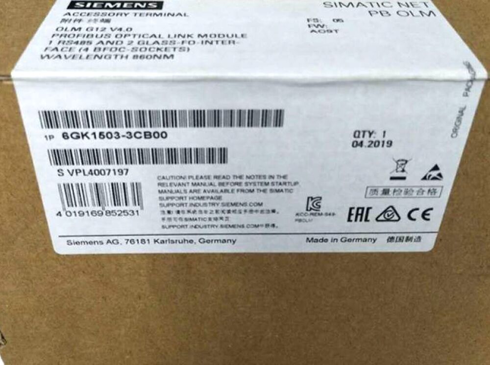 1 PCS NEW In Box Siemens PLC 6GK1503-3CB00 6GK1 503-3CB00 06 6GK15033CB00 In US