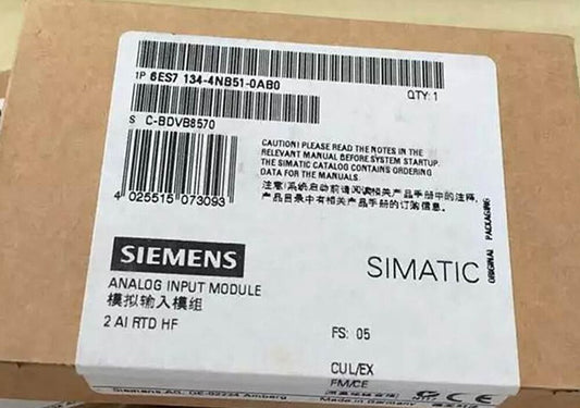 NEW Siemens 6ES7 134-4NB51-0AB0 PLC Analog Input Module DHL / UPS / FedEx