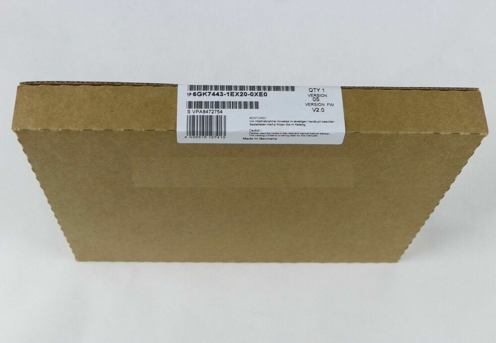 SIEMENS 6GK7443-1EX20-0XE0 PLC 6GK74431EX200XE0 New In Box Expedited Shipping DHL / UPS / FedEx