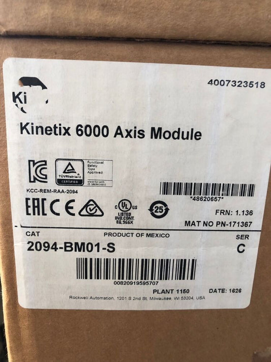 Allen-Bradley 2094-BM01-S /C Axis Module AB 2094BM01S NEW Expedited Shipping DHL / UPS / FedEx