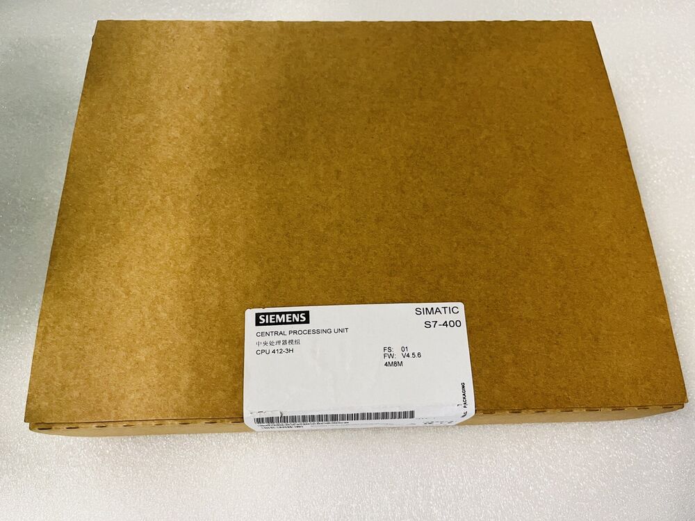 New Siemens S7-400 CPU 6ES7412-3HJ14-0AB0 6ES7 412-3HJ14-0AB0 In Stock Fedex / DHL