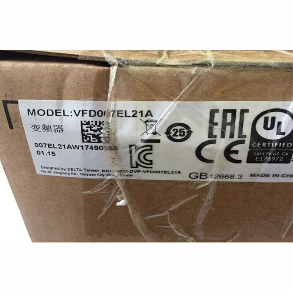 1PC New Delta VFD007EL21A 750W 220V Inverter Expedited Shipping DHL / UPS / FedEx