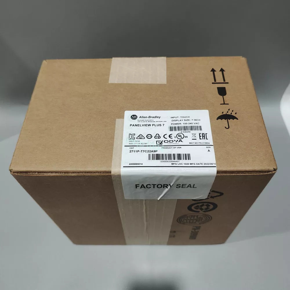 NEW ALLEN BRADLEY 2711P-T7C22A9P HMI PanelView Plus 7 Graphic Terminal FREE SHIP DHL / UPS / FedEx